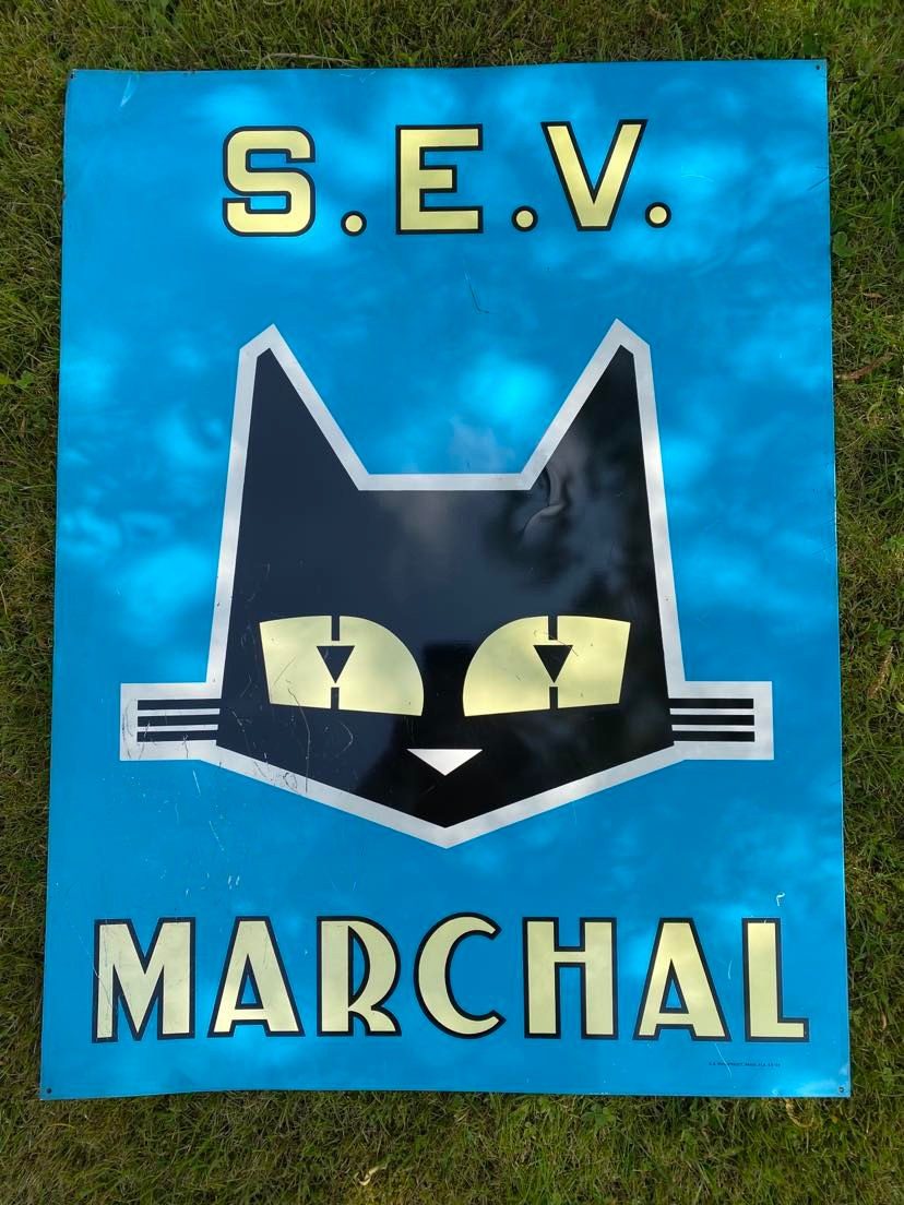  PLAQUE EN TÔLE SEV MARCHAL 